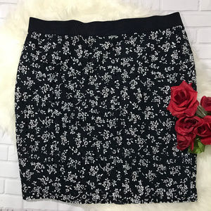 Ann Taylor Eyelet Floral Mni Skirt Sz 16p (G16)